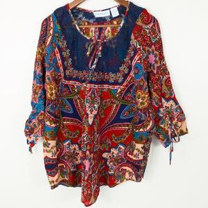 The Paragon Floral Blouse Size 3X